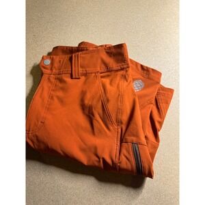 Stio OPR Mountain Bike Shorts Men Burnt Orange Technical Performance Cycling 10"